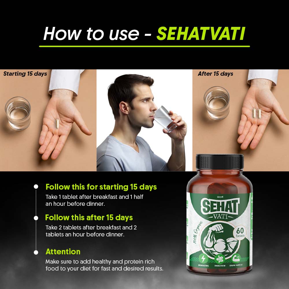 Sehat Vati - Ayurvedic Weight Gain Formula