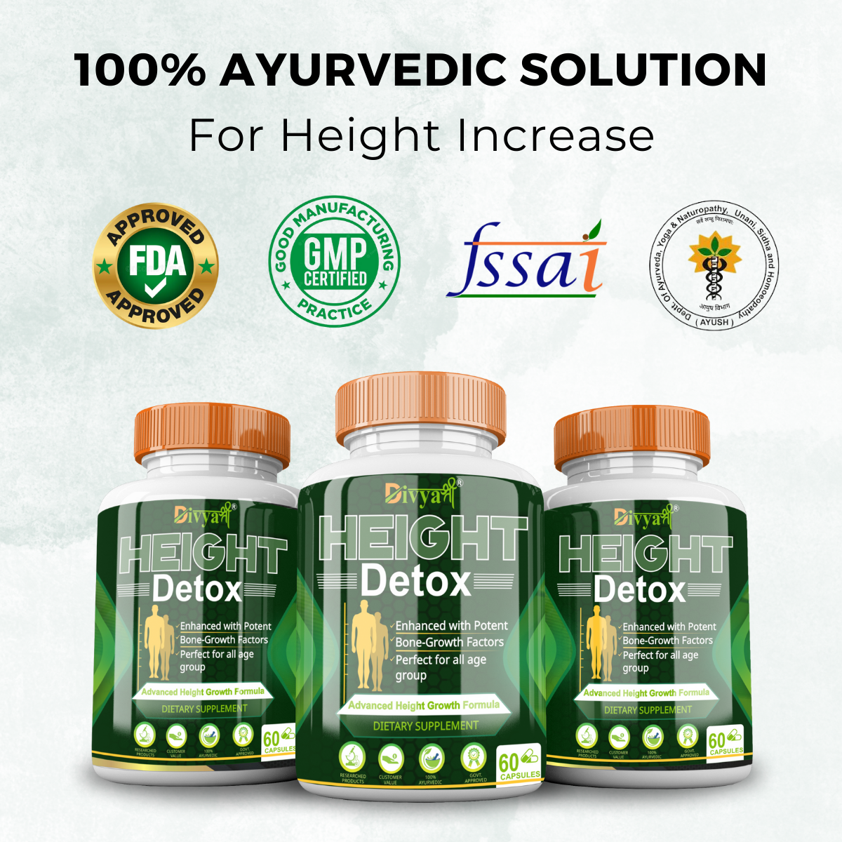 Divyashree Height Detox | Ayurvedic Height Increase Formula